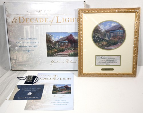 New nib thomas kinkade framed - new,