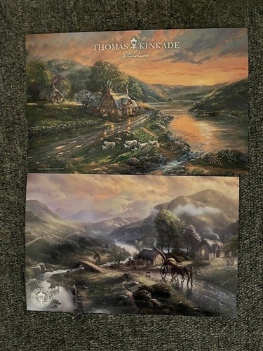 Thomas kinkade postcards - kinkade,