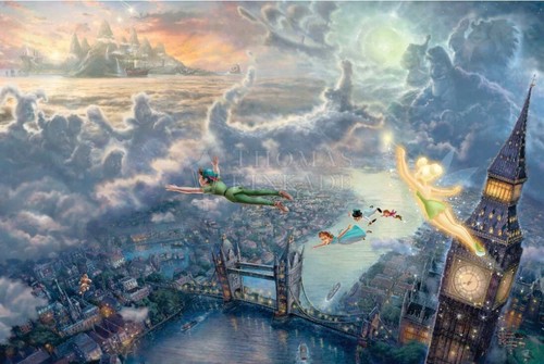 Thomas kinkade disney - kinkade,